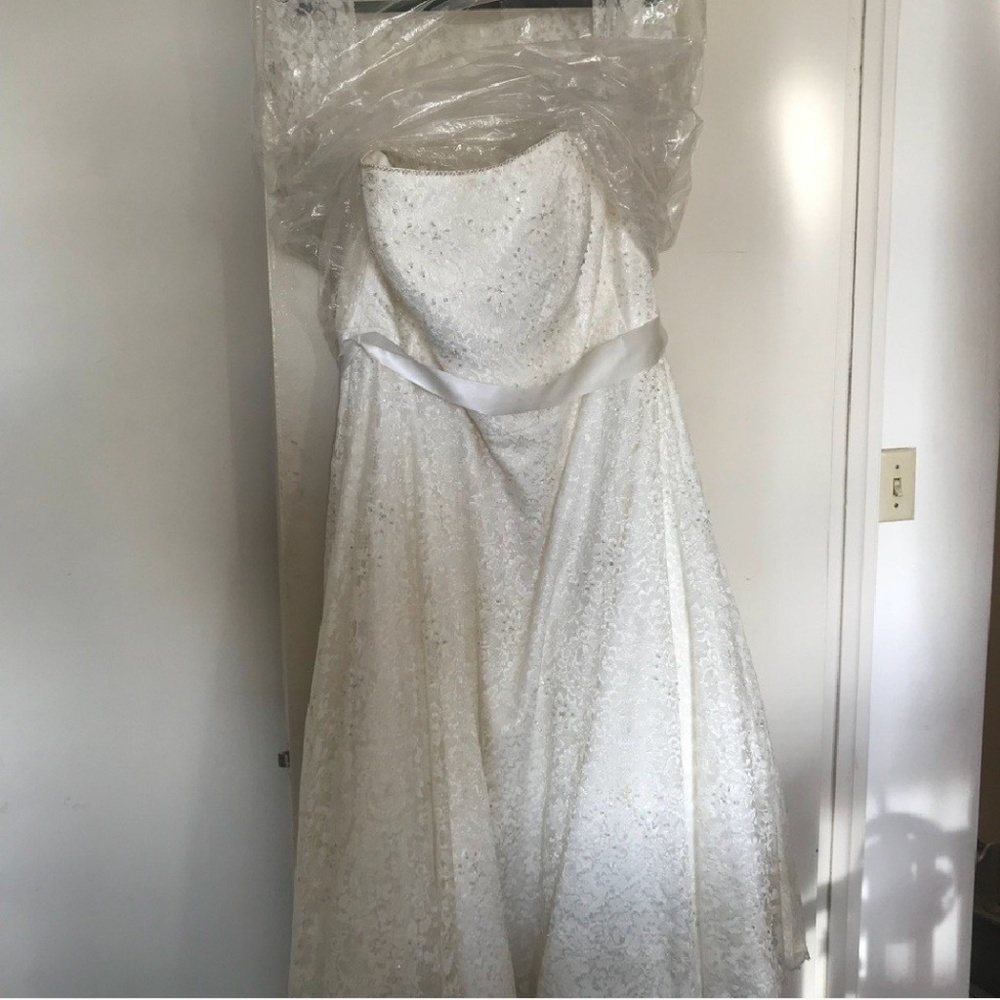 Plus size 24 Ivory wedding dress